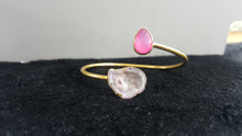 Load image into Gallery viewer, DRIP STONE &amp; CRYSTAL BANGLE