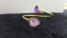 Load image into Gallery viewer, DRIP STONE &amp; CRYSTAL BANGLE