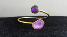 Load image into Gallery viewer, DRIP STONE &amp; CRYSTAL BANGLE